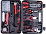 CARTMAN Tool Set 160pcs, General Household Hand Tool Kit with Plastic Toolbox, Electrician's Tools in Storage Case
