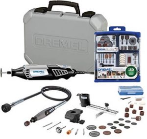 Dremel 4000-2 30 Rotary Tool Kit with 160-Piece Accessory Kit and Flex Shaft Attachment
