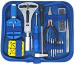 EZTool Watch Repair Kit with 16 Tools and 41-Page Illustrated Maintenance & Service Manual