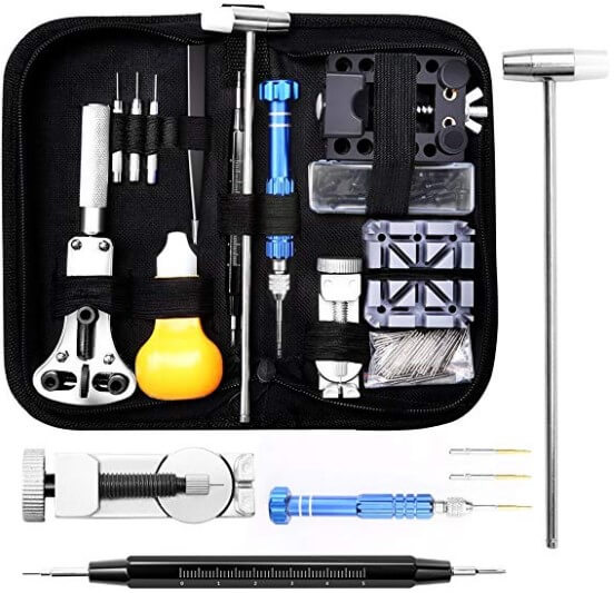 Watch Repair Kit, Eventronic Professional Spring Bar Tool Set Watch Band Link Pin Tool Set with Carrying Case