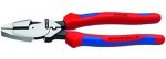 Knipex 09 12 240 SBA 9.5-Inch Ultra-High Leverage Lineman's Pliers with Fish Tape Puller and Crimper