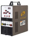 Lotos TIG200ACDC 200A AC/DC Aluminum Tig Welder with DC Stick/Arc Welder, Square Wave Inverter with Foot Pedal and Argon Regulator 110/220V Dual Voltage Brown